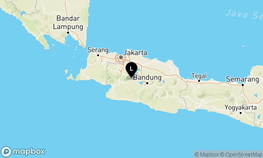 Peta Gempa Pusat gempa berada di darat 1 km TimurLaut Kab. Cianjur