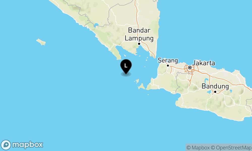Peta Gempa Pusat gempa berada di laut 84 km Barat Laut SUMUR