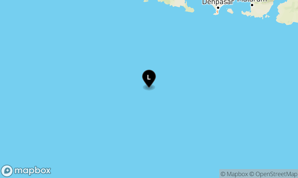 Peta Gempa 284 km BaratDaya JEMBER-JATIM