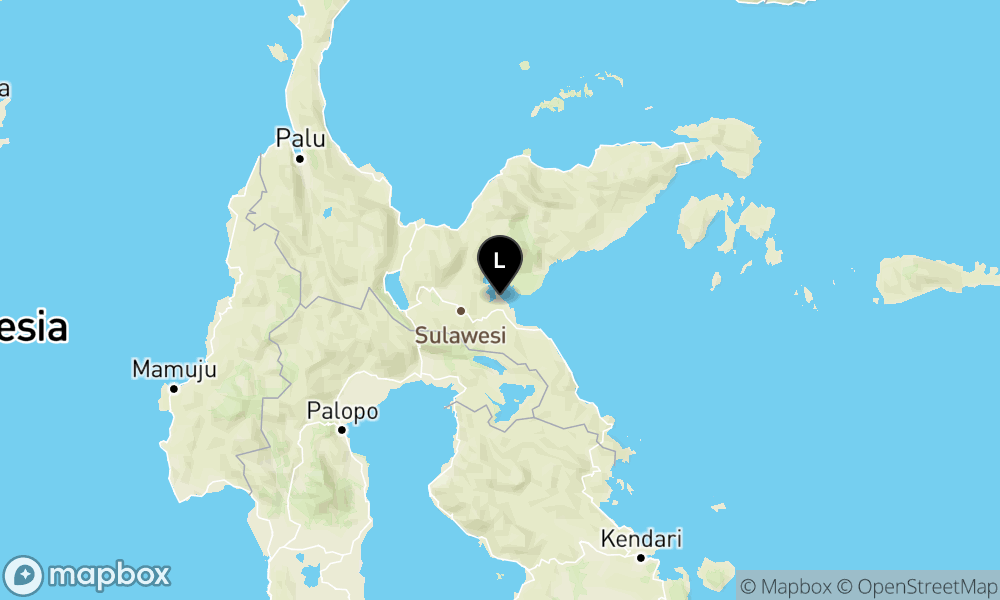 Peta Gempa Pusat gempa berada di darat 9 km timur Morowali Utara