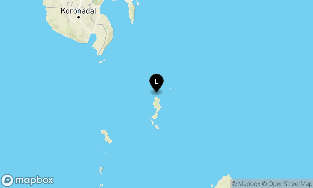 Peta Gempa 37 km BaratDaya PULAUKARATUNG-SULUT
