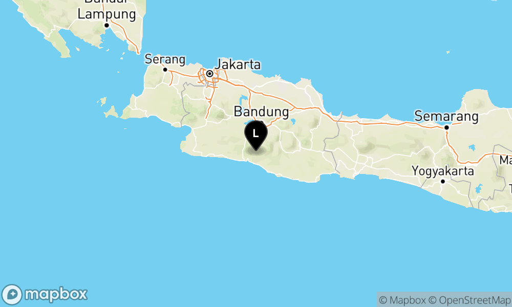 Peta Gempa Pusat gempa berada di darat 39 Km Tenggara Kabupaten Bandung