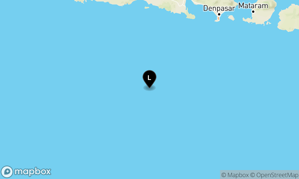Peta Gempa 266 km BaratDaya JEMBER-JATIM