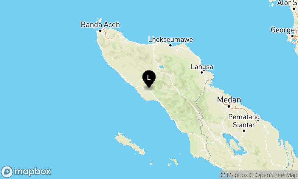 Peta Gempa Pusat gempa berada di darat 38 km tenggara Kab. Naganraya