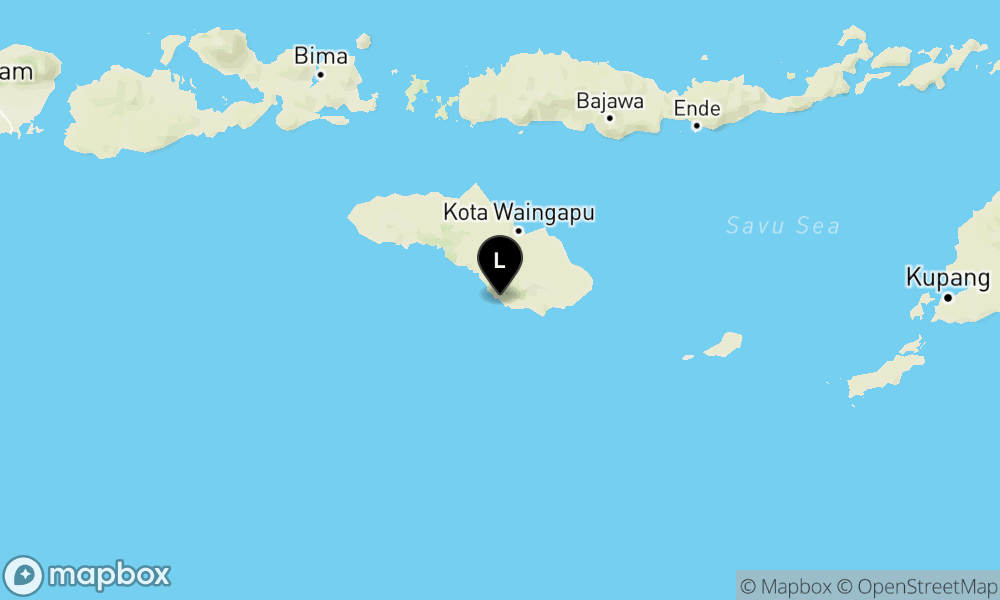 Peta Gempa 17 km BaratLaut KARERA-SUMBATIMUR-NTT