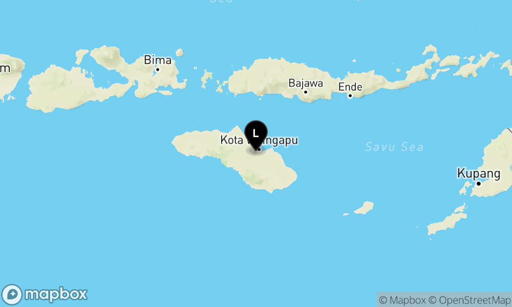 Peta Gempa 7 km BaratDaya WAINGAPU-NTT