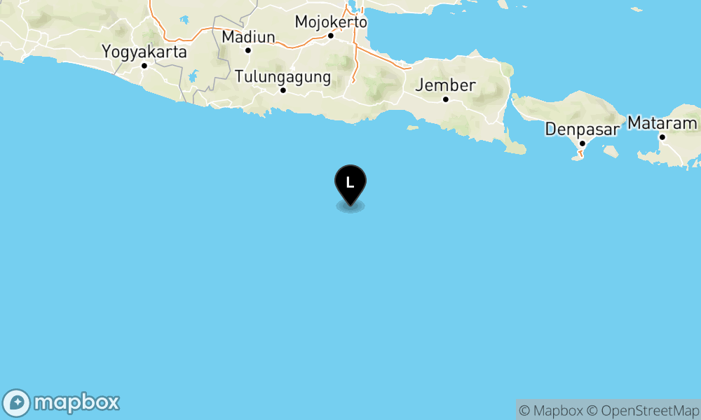 Peta Gempa 138 km Tenggara KAB-MALANG-JATIM