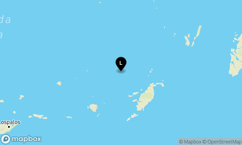 Peta Gempa 152 km BaratLaut TANIMBAR