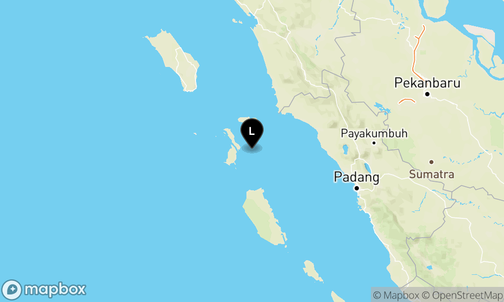 Peta Gempa 130 km BaratDaya PASAMANBARAT-SUMBAR