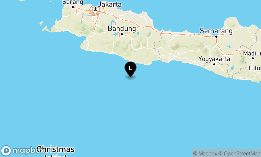 Peta Gempa 90 km BaratDaya KAB-PANGANDARAN-JABAR