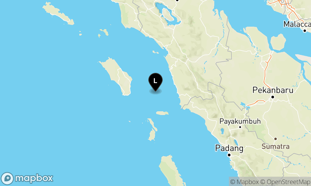 Peta Gempa Pusat gempa berada di laut 78 km TimurLaut Nias Selatan