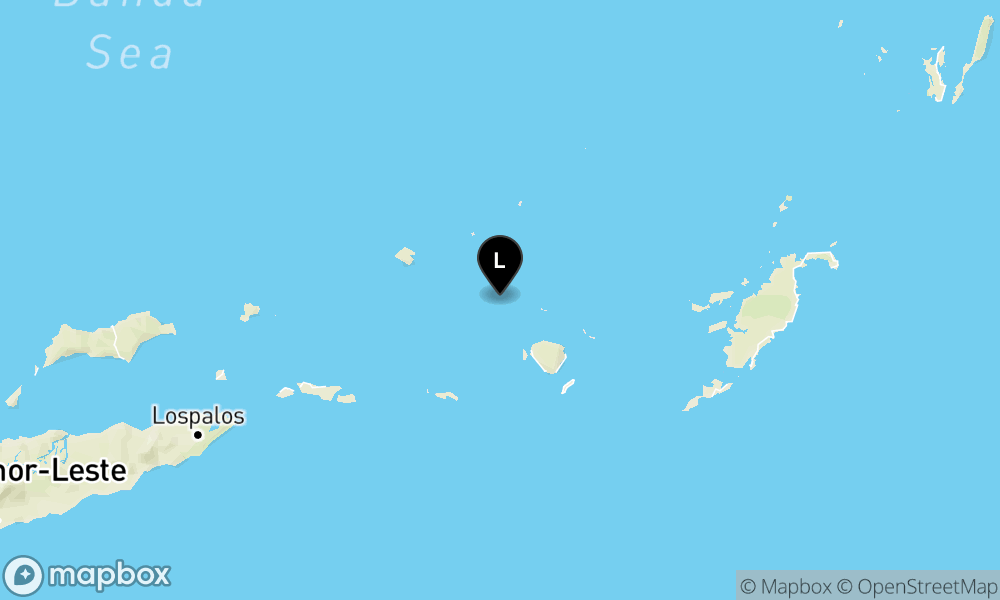 Peta Gempa 188 km TimurLaut MALUKUBRTDAYA
