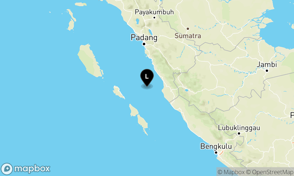 Peta Gempa 83 km BaratDaya PESISIRSELATAN-SUMBAR