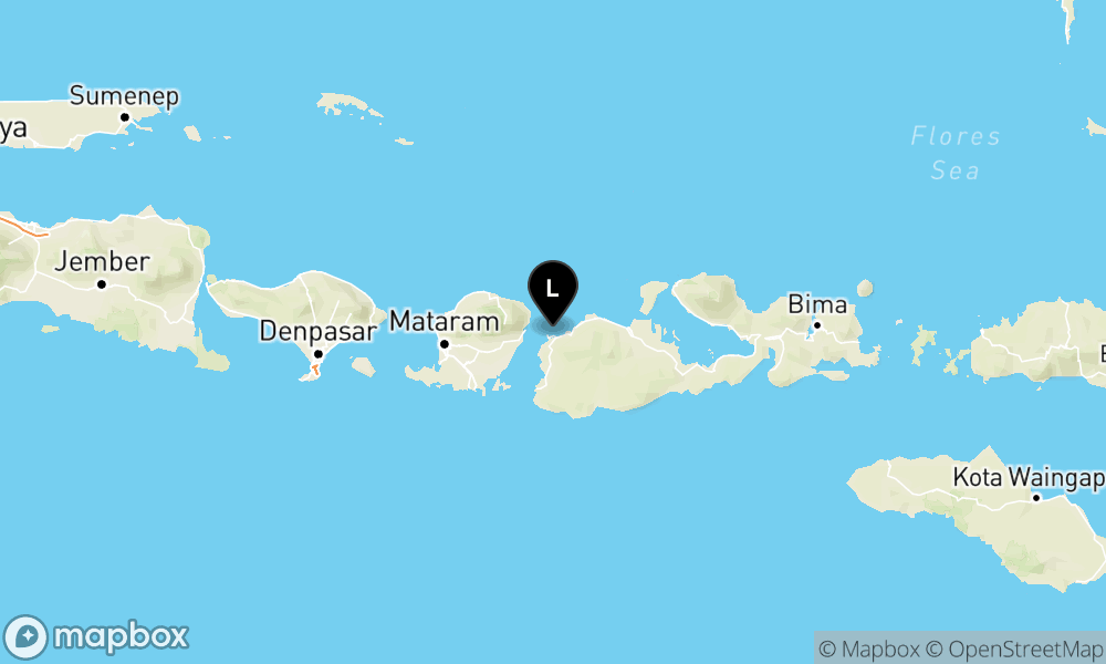 Peta Gempa Pusat gempa berada di darat 7 km BaratDaya Pulaupanjang