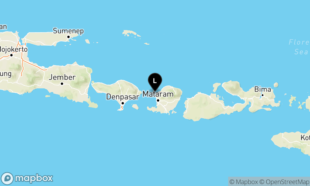 Peta Gempa 15 km BaratDaya LOMBOKUTARA-NTB