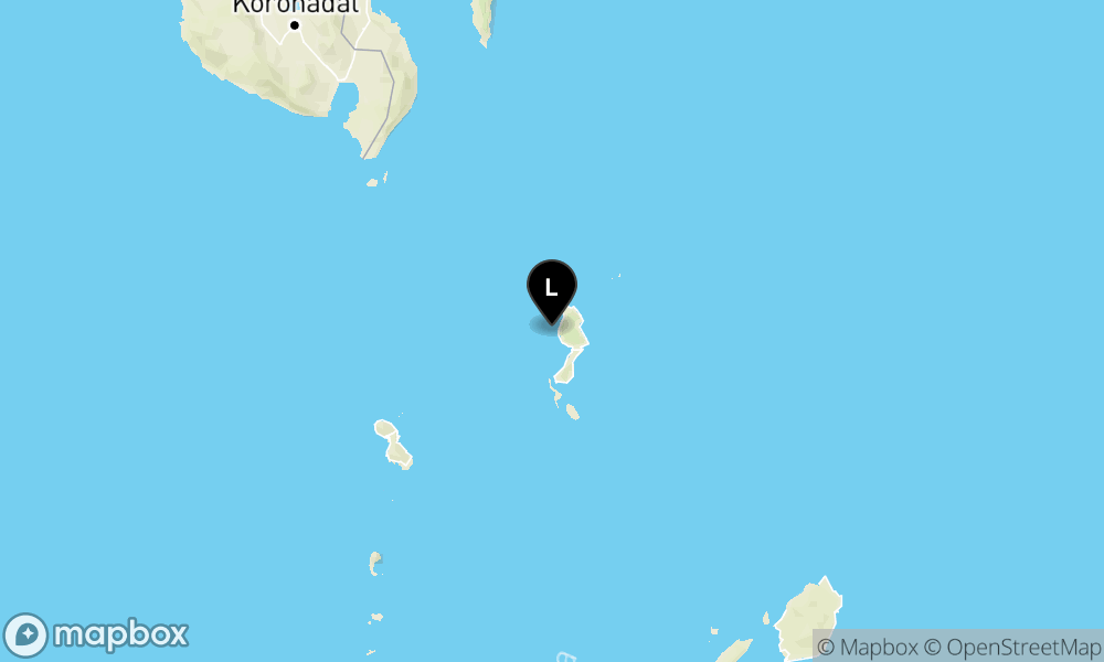 Peta Gempa 40 km BaratLaut MELONGUANE-SULUT
