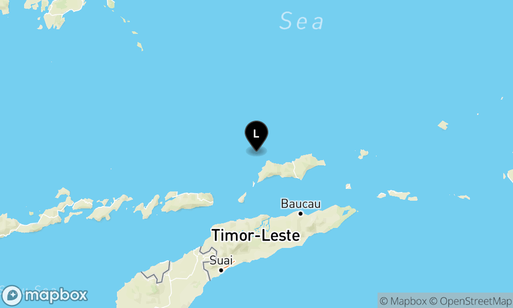 Peta Gempa 159 km TimurLaut ALOR-NTT