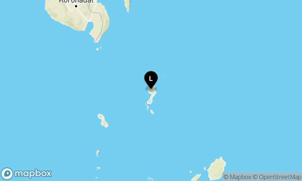 Peta Gempa 39 km TimurLaut MELONGUANE-SULUT