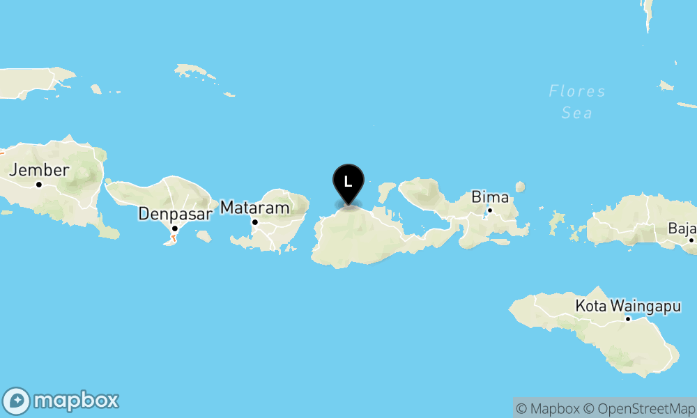 Peta Gempa Pusat gempa berada di darat 12 km timurlaut Pernang