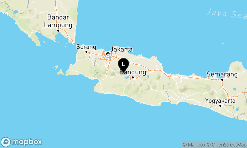 Peta Gempa Pusat gempa berada di darat 20 km timur laut Kab. Cianjur