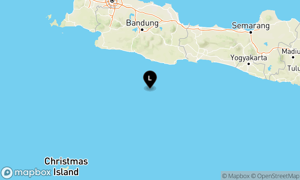 Peta Gempa 114 km BaratDaya KAB-PANGANDARAN-JABAR