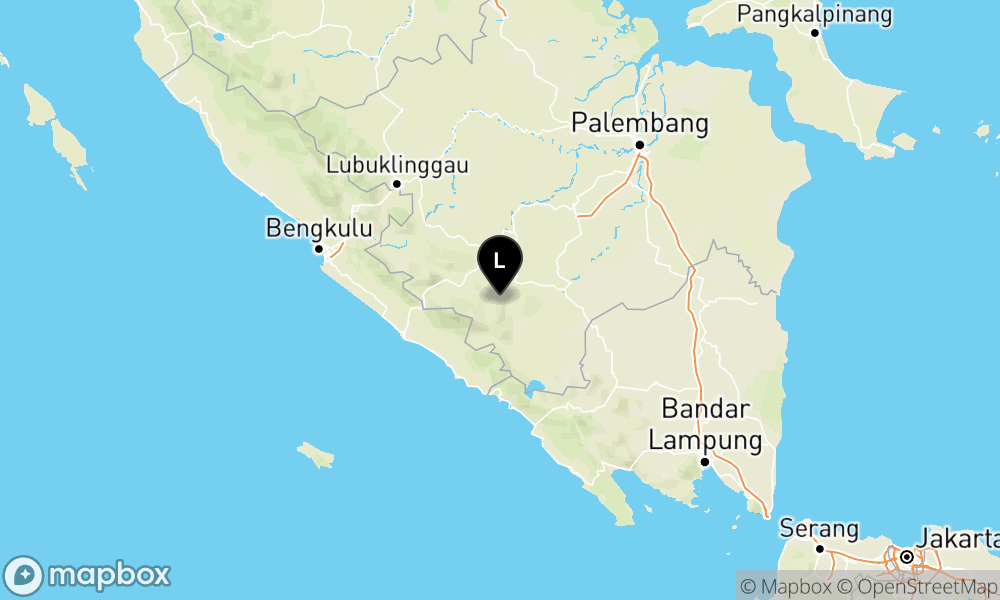 Peta Gempa Pusat gempa berada didarat 41Km BaratDaya Ogankomeringulu