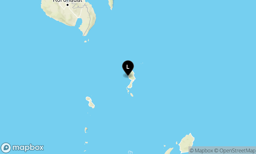 Peta Gempa 36 km TimurLaut MELONGUANE-SULUT