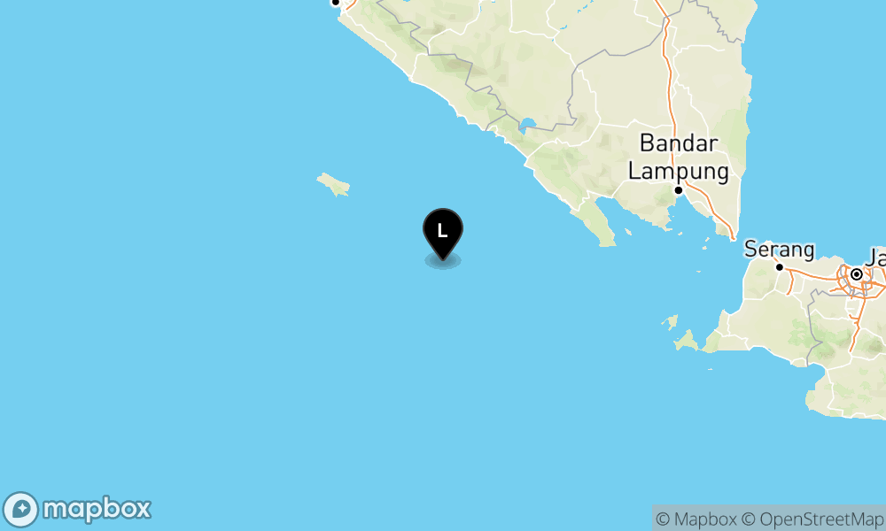 Peta Gempa 130 km BaratDaya PESISIRBARAT-LAMPUNG