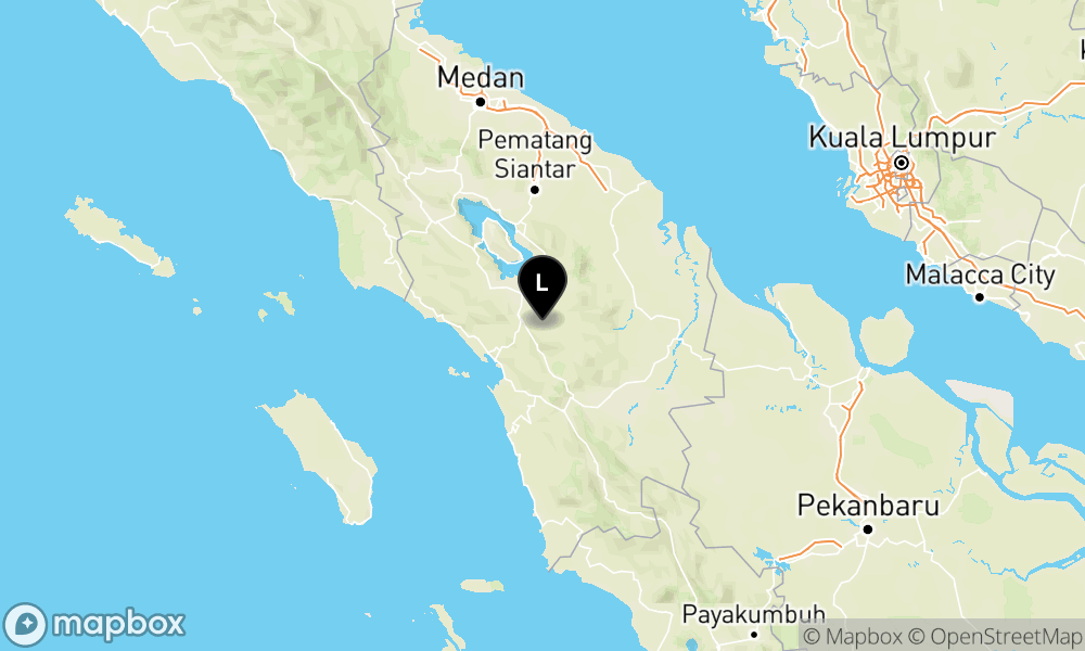 Peta Gempa 17 km Tenggara TAPANULIUTARA-SUMUT