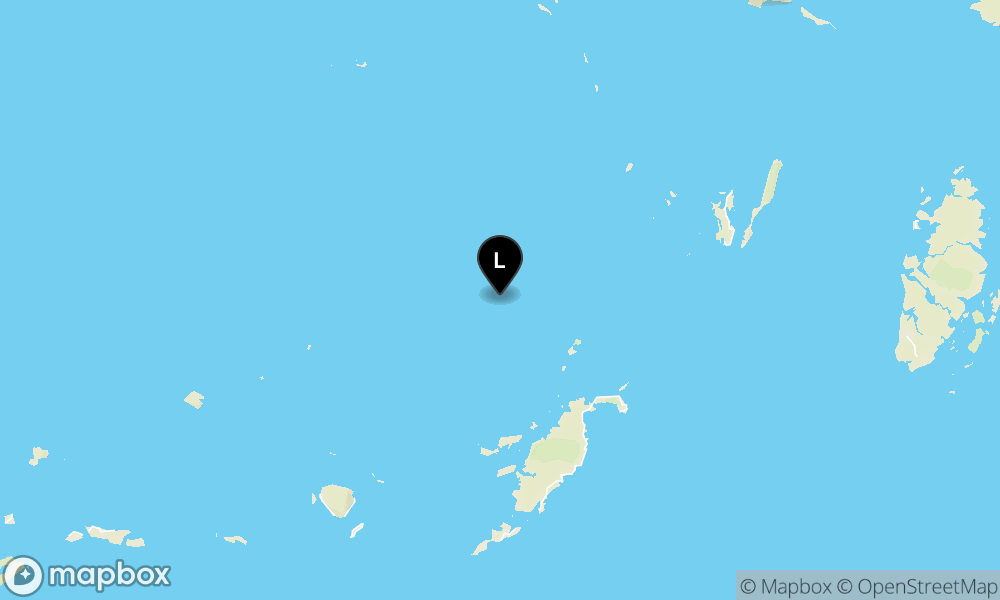 Peta Gempa 181 km BaratLaut TANIMBAR