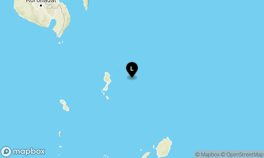 Peta Gempa 67 km Tenggara PULAUKARATUNG-SULUT