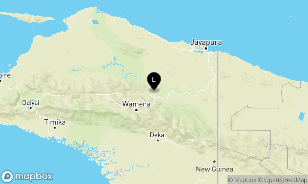 Peta Gempa 17 km BaratLaut YALIMO-PAPUAPGNGN