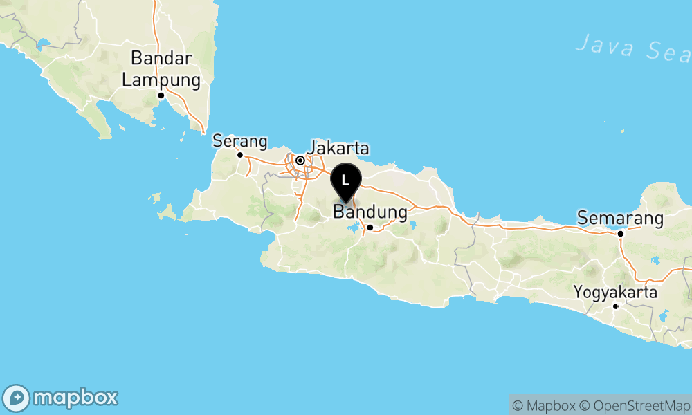 Peta Gempa Pusat gempa berada di darat 19 km barat daya Kab. Purwakarta