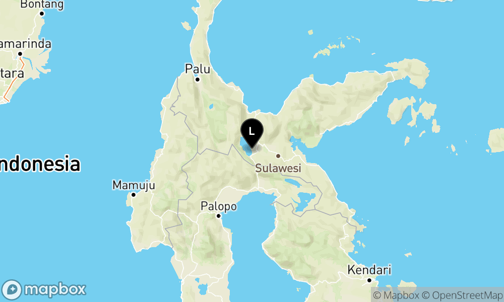 Peta Gempa 67 km BaratDaya POSO-SULTENG