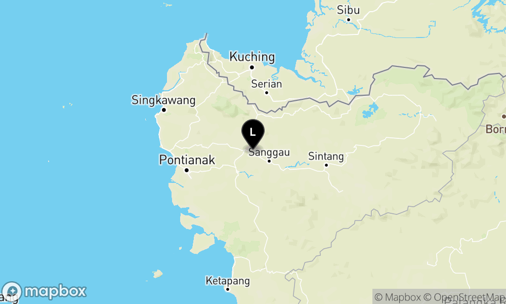 Peta Gempa Pusat gempa berada di darat 22 km Barat laut Sanggau