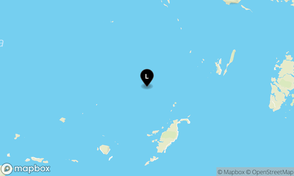 Peta Gempa 192 km BaratLaut TANIMBAR