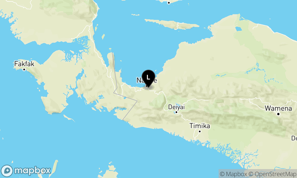 Peta Gempa 23 km BaratLaut NABIRE-PAPUATENGAH