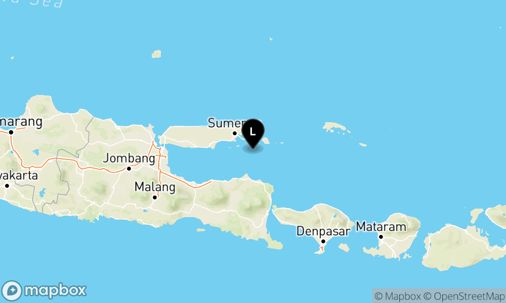 Peta Gempa 47 km Tenggara SUMENEP-JATIM