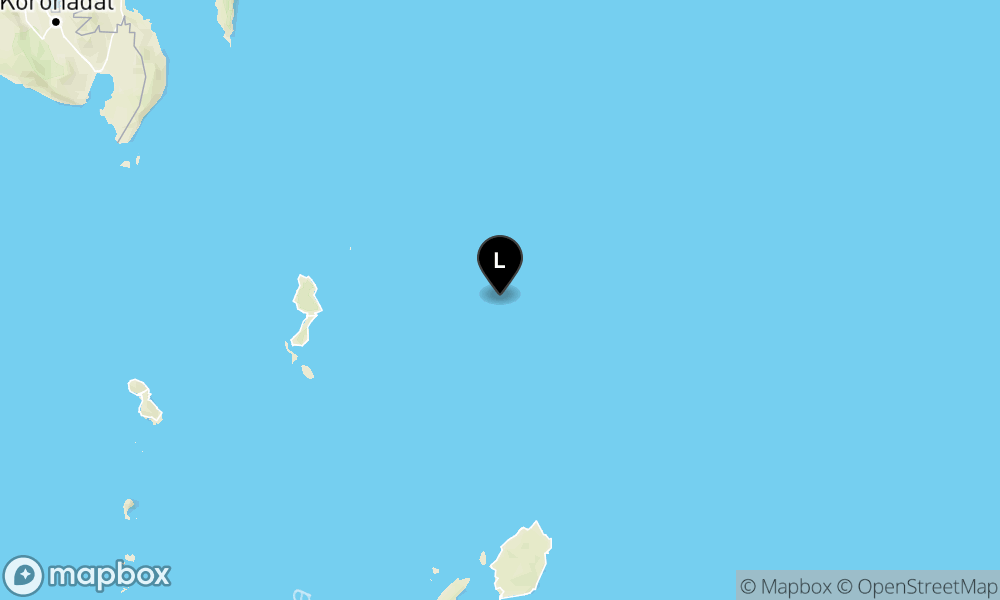 Peta Gempa 141 km Tenggara PULAUKARATUNG-SULUT