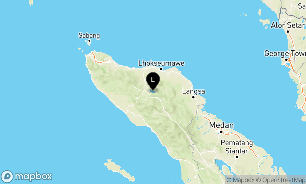 Peta Gempa Pusat gempa berada di darat 11 km timur Takengon