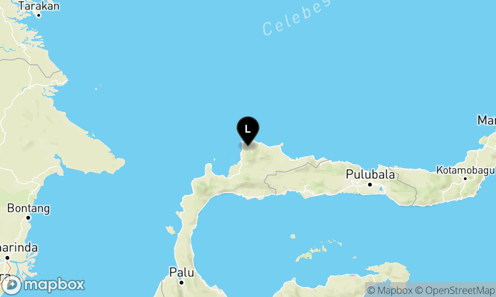 Peta Gempa Pusat gempa berada di darat 11 km Timur Galumpang