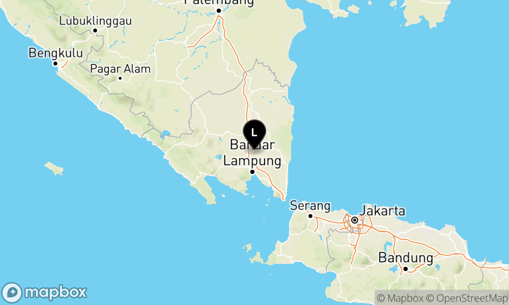 Peta Gempa Pusat gempa berada di darat 5 Km Barat daya Kota Metro