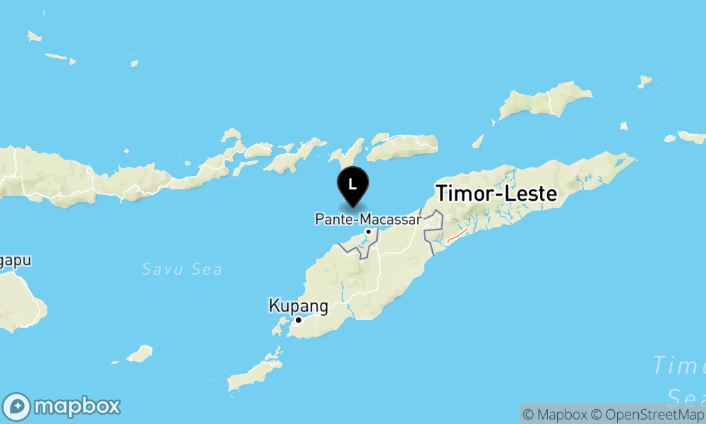 Peta episentrum gempa M6.0 — 67 km BaratLaut TIMORTENGAHUT-NTT