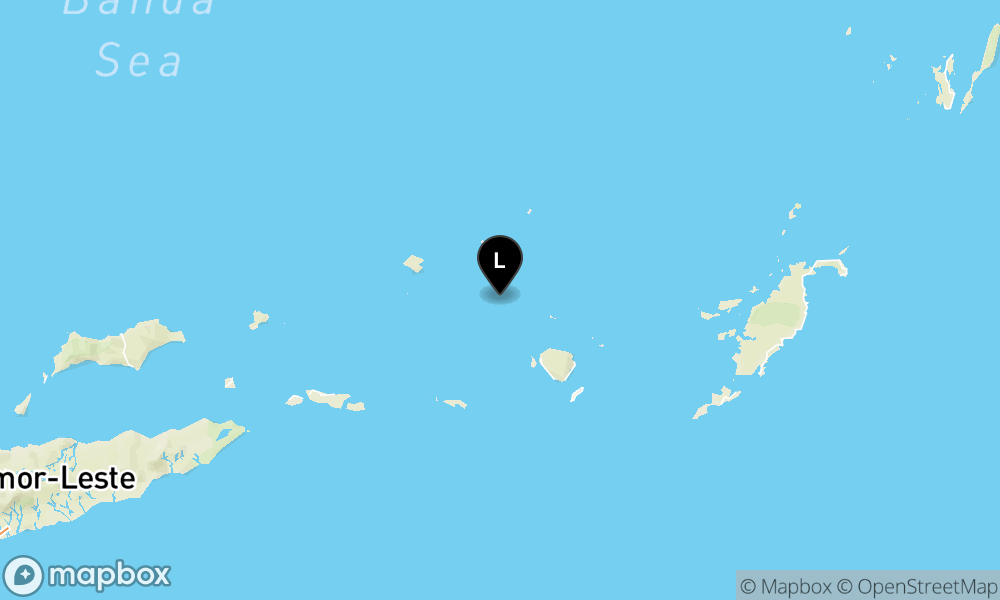 Peta Gempa 184 km TimurLaut MALUKUBRTDAYA