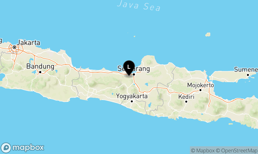 Peta Gempa Pusat gempa berada di darat 14 km barat laut Kabupaten Semarang