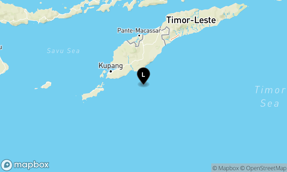 Peta Gempa 86 km Tenggara TIMORTENGAHSEL-NTT