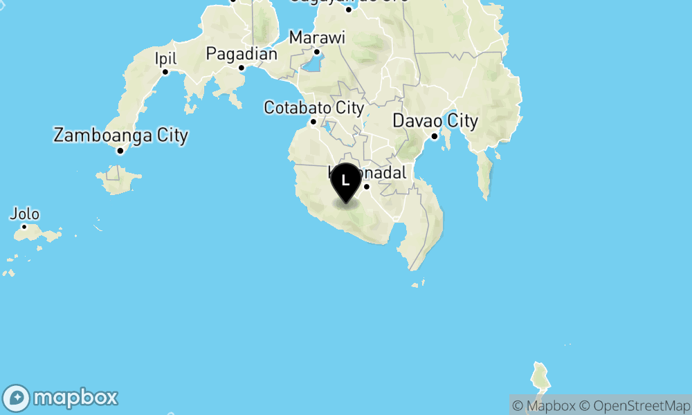 Peta episentrum gempa M5.9 — 311 km BaratLaut TAHUNA-KEP.SANGIHE-SULUT