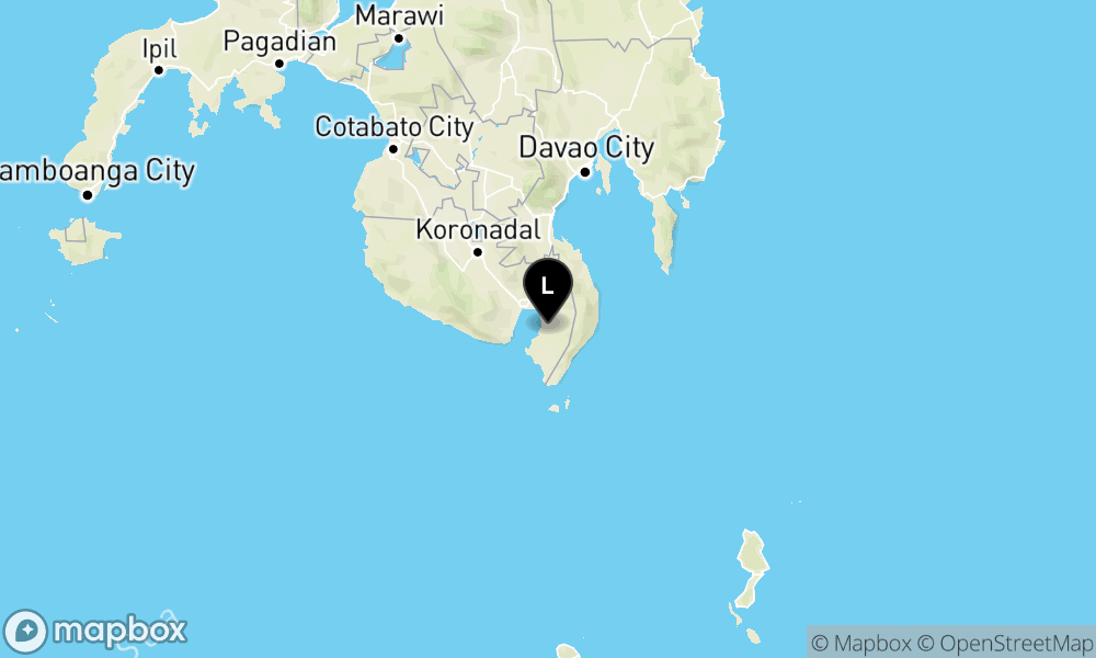 Peta Gempa 234 km BaratLaut PULAUKARATUNG-SULUT