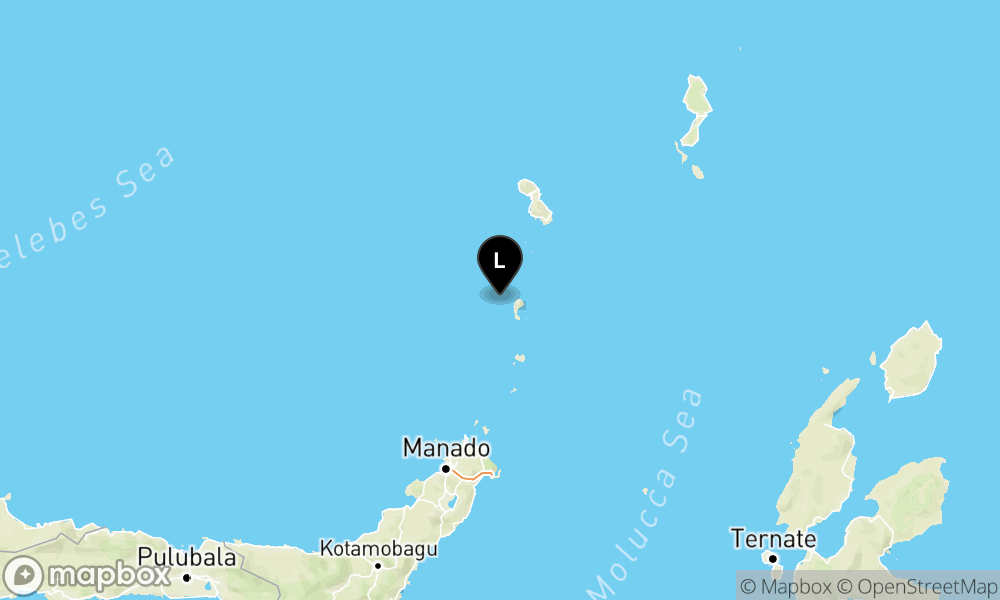 Peta Gempa Pusat gempa berada di laut 13 km baratlaut Ondong-Kep. Sitaro