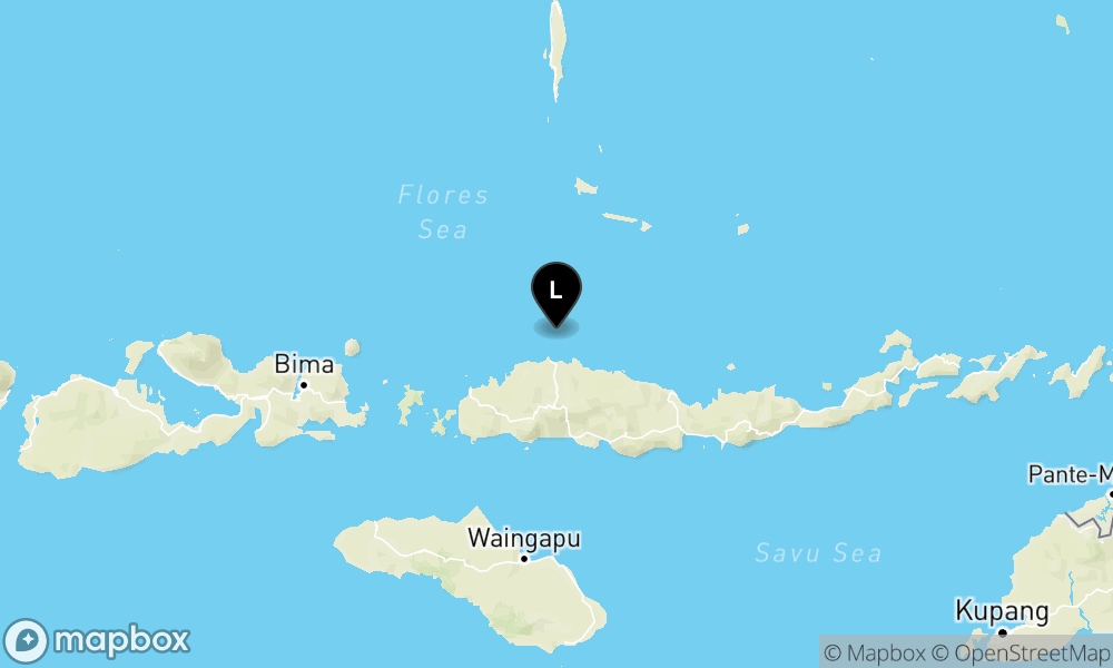 Peta Gempa 56 km TimurLaut RUTENG-MANGGARAI-NTT
